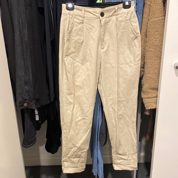 Beige Size 8 Skater Pants Factorie Worn 